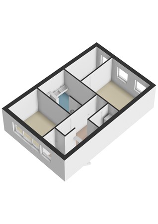 Plattegrond - Monacoplein 15, 6414 HW Heerlen - Monacoplein 15 Heerlen - 1e Verdieping 3D.jpg